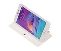 BAOHU Easy Booktype hoesje Geschikt voor Samsung Galaxy Note 4 N910F Wit
