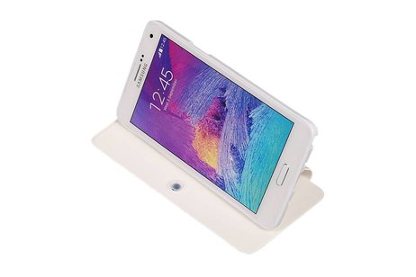 Easy Booktype hoesje voor Galaxy Note 4 N910F Wit