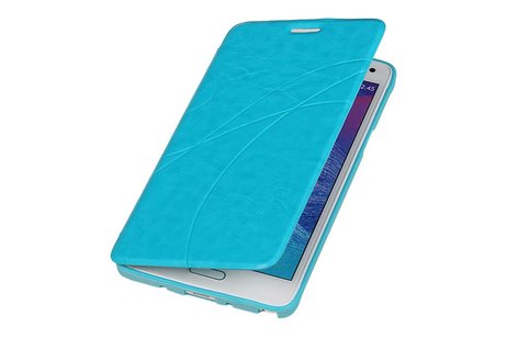 BAOHU Easy Booktype hoesje Geschikt voor Samsung Galaxy Note 3 Neo N7505 Turquoise