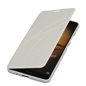 Easy Booktype hoesje voor Huawei Ascend Mate 7 Wit