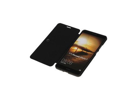 Easy Booktype hoesje voor Huawei Ascend Mate 7 Zwart