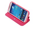 Easy Booktype hoesje voor Galaxy S4 i9500 Roze