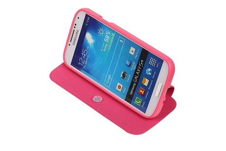 BAOHU Easy Booktype hoesje Geschikt voor Samsung Galaxy S4 i9500 Roze