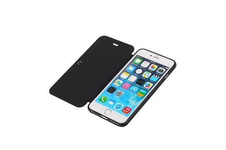 BAOHU Easy Booktype hoesje Geschikt voor iPhone 6 Plus Zwart