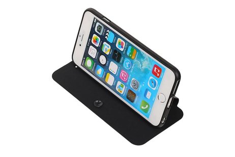 BAOHU Easy Booktype hoesje Geschikt voor iPhone 6 Plus Zwart