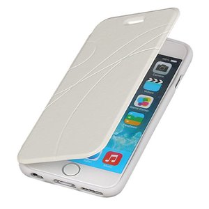 Easy Booktype hoesje voor iPhone 6 Wit