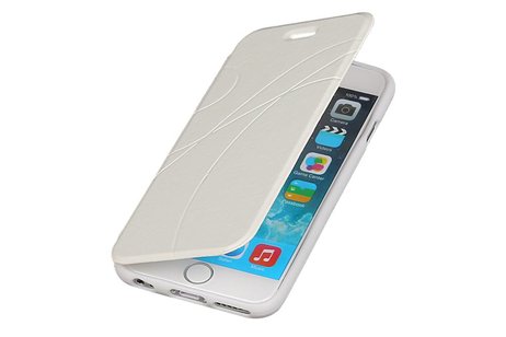 Easy Booktype hoesje voor iPhone 6 Wit