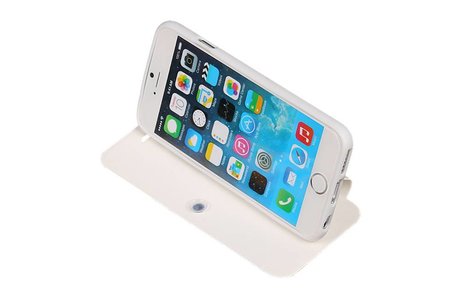 BAOHU Easy Booktype hoesje Geschikt voor iPhone 6 Wit