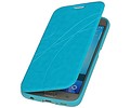 BAOHU Easy Booktype hoesje Geschikt voor Samsung Galaxy S6 Edge G925 Turquoise