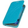 Easy Booktype hoesje voor Samsung Galaxy S6 Edge G925 Turquoise