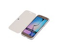 Easy Booktype hoesje voor Galaxy S6 G920F Wit