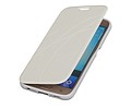 Easy Booktype hoesje voor Galaxy S5 G900F Wit