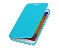 Easy Booktype hoesje voor Galaxy Grand 2 SM-G7106 Turquoise