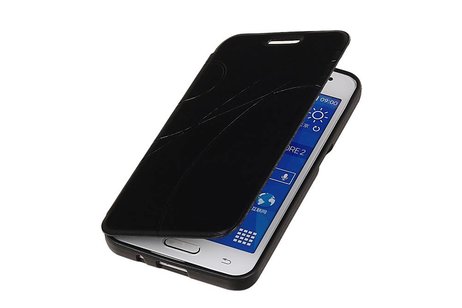 Easy Booktype hoesje voor Huawei Ascend G610 Zwart