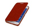 Easy Booktype hoesje voor Galaxy Core II G355H Bruin