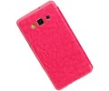 Easy Booktype hoesje voor Galaxy A7 Roze