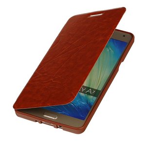 Easy Booktype hoesje voor Galaxy A7 Bruin