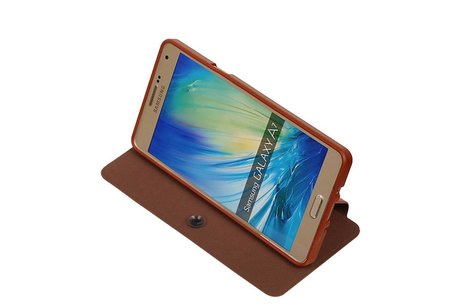 BAOHU Easy Booktype hoesje Geschikt voor Samsung Galaxy A7 Bruin