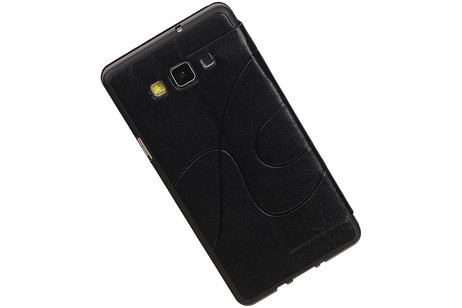 BAOHU Easy Booktype hoesje Geschikt voor Samsung Galaxy A7 Zwart