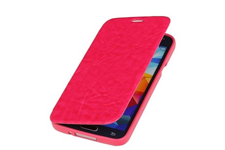 Easy Booktype hoesje voor Galaxy A5 Roze