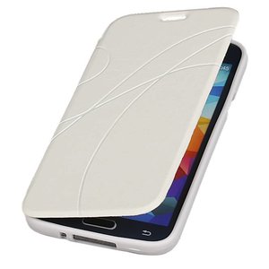 BAOHU Easy Booktype hoesje Geschikt voor Samsung Galaxy A3 Wit