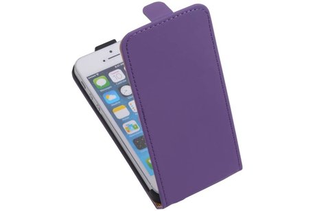 BAOHU Hoesje Geschikt voor iPhone 5 / 5s Paars Op=Op Actie!!!