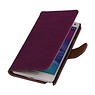 Washed Leer Bookstyle Hoesje voor Galaxy Note 2 N7100 Paars