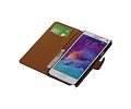 Washed Leer Bookstyle Wallet Case Hoesje - Geschikt voor Samsung Galaxy Note 3 N9000 Zwart