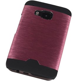 BAOHU Lichte Aluminium Hardcase voor HTC One M9 Roze