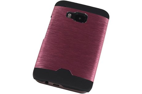 Lichte Aluminium Hardcase voor HTC One M9 Roze