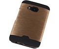 BAOHU Lichte Aluminium Hardcase Geschikt voor HTC One M9 Goud