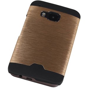 BAOHU Lichte Aluminium Hardcase Geschikt voor HTC One M9 Goud