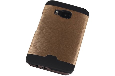 Lichte Aluminium Hardcase voor HTC One M9 Goud