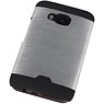BAOHU Lichte Aluminium Hardcase voor HTC One M9 Zilver