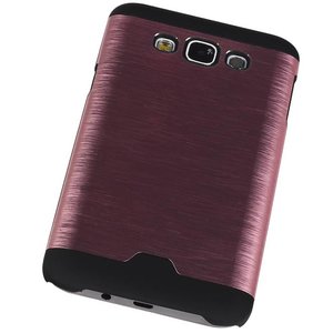 BAOHU Lichte Aluminium Hardcase Geschikt voor Samsung Galaxy J7 Roze