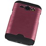 BAOHU Lichte Aluminium Hardcase voor Samsung Galaxy J1 Roze
