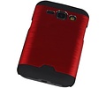 BAOHU Lichte Aluminium Hardcase Geschikt voor Samsung Galaxy J1 Rood