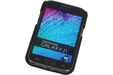 Lichte Aluminium Hardcase voor Galaxy J1 Zwart