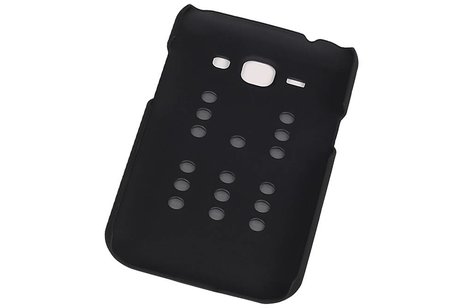 BAOHU Lichte Aluminium Hardcase Geschikt voor Samsung Galaxy J1 Zwart