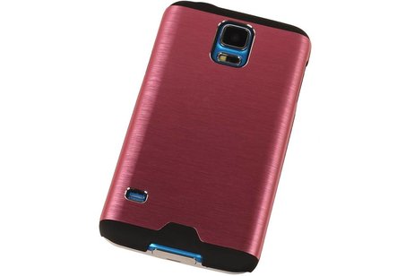 Lichte Aluminium Hardcase voor Galaxy Alpha G850F Roze