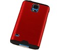BAOHU Lichte Aluminium Hardcase Geschikt voor Samsung Galaxy Alpha G850F Rood