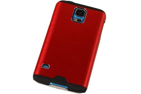 Lichte Aluminium Hardcase voor Galaxy Alpha G850F Rood