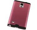 BAOHU Lichte Aluminium Hardcase Geschikt voor Samsung Galaxy Note 4 Roze