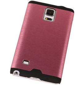 BAOHU Lichte Aluminium Hardcase voor Samsung Galaxy Note 4 Roze