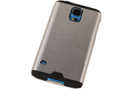 Lichte Aluminium Hardcase voor Galaxy S5 G900f Zilver