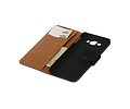 BAOHU Washed Leer Bookstyle Wallet Case Hoesje - Geschikt voor Samsung Galaxy E5 Zwart