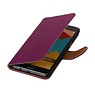 BAOHU Washed Leer Bookstyle Hoesje voor Samsung Galaxy E7 Paars