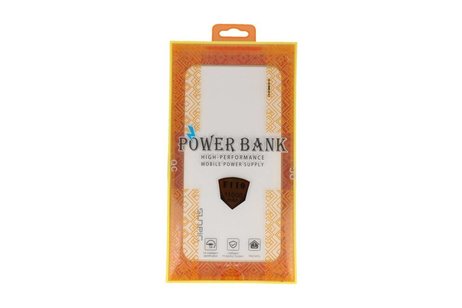 Sunpin Power Bank F110 Capacity: 3.7V / 11000mAh Wit/Grijs