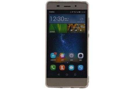 BAOHU Transparent TPU Backcover Case Hoesjes Geschikt voor Huawei Ascend P8 Lite Ultra-thin