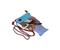 BAOHU Vis pouch handtas schoudertas Blauw